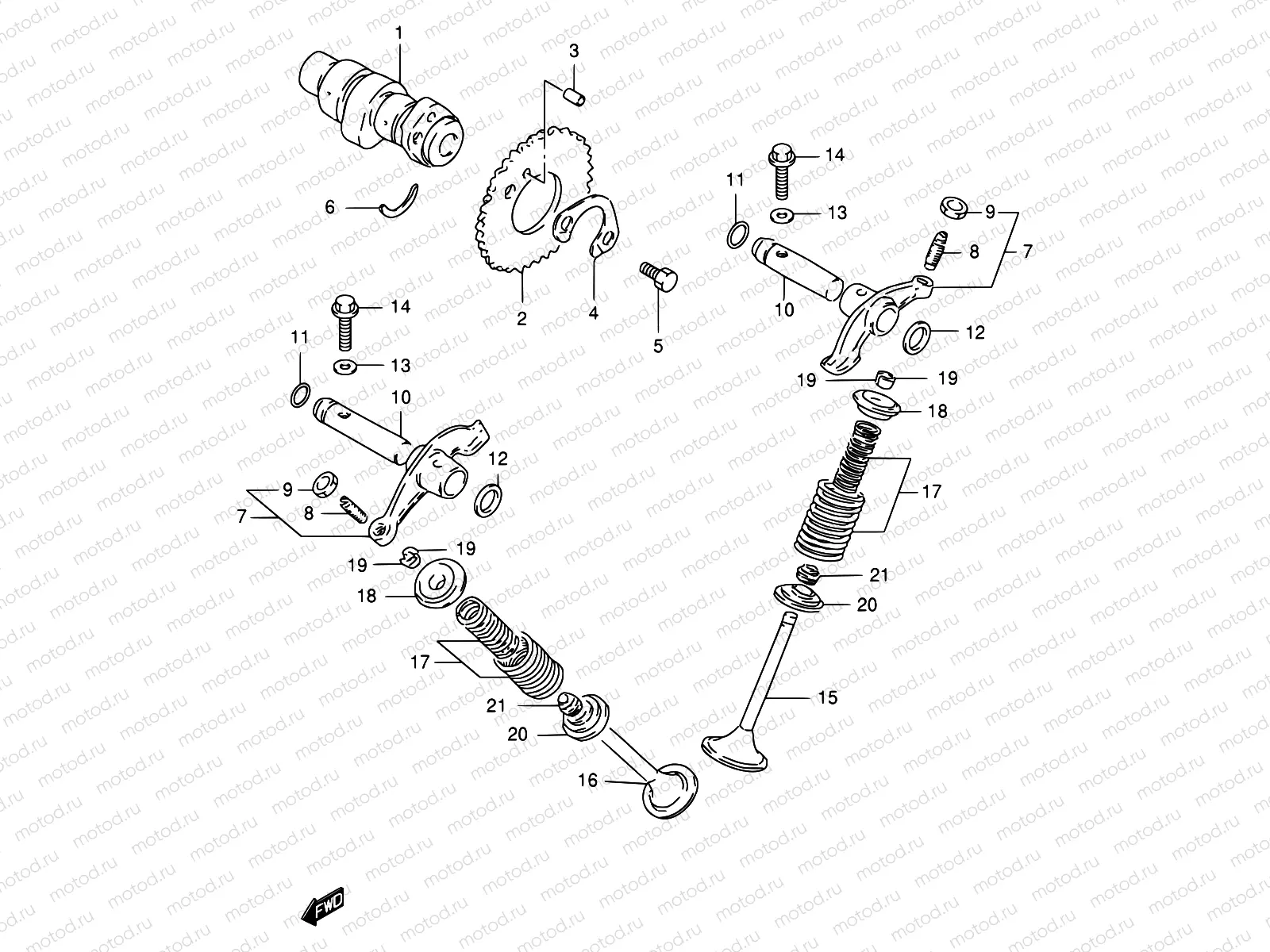 7 - CAM SHAFT - VALVE