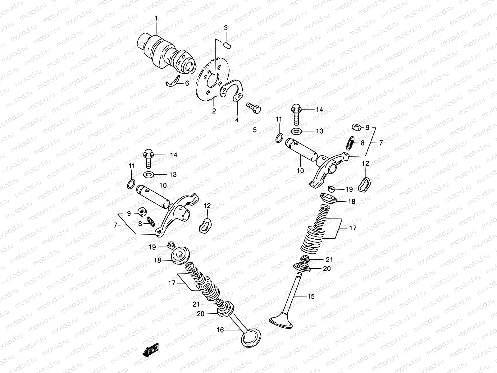 7 - CAM SHAFT/VALVE