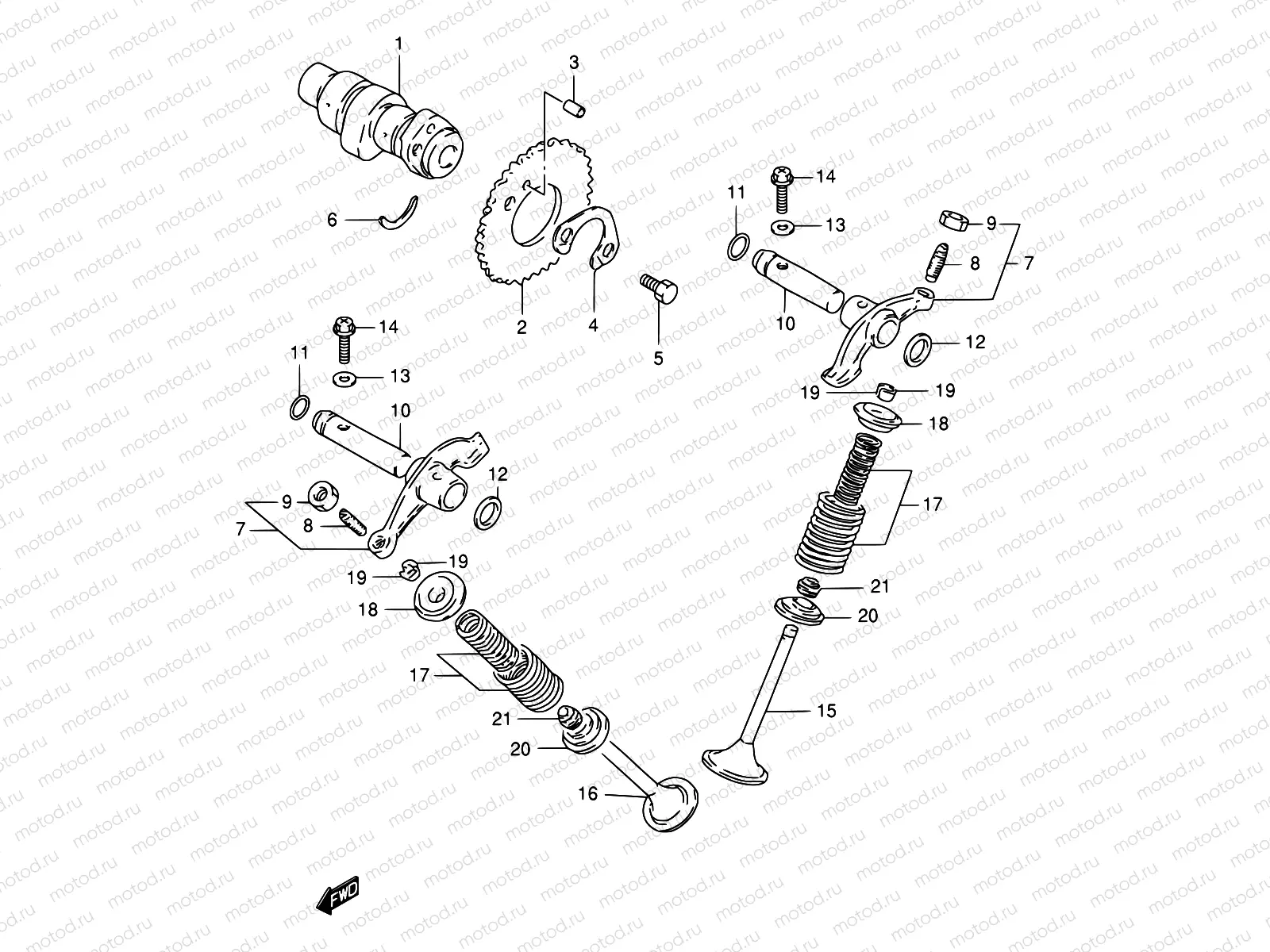 7 - CAM SHAFT/VALVE
