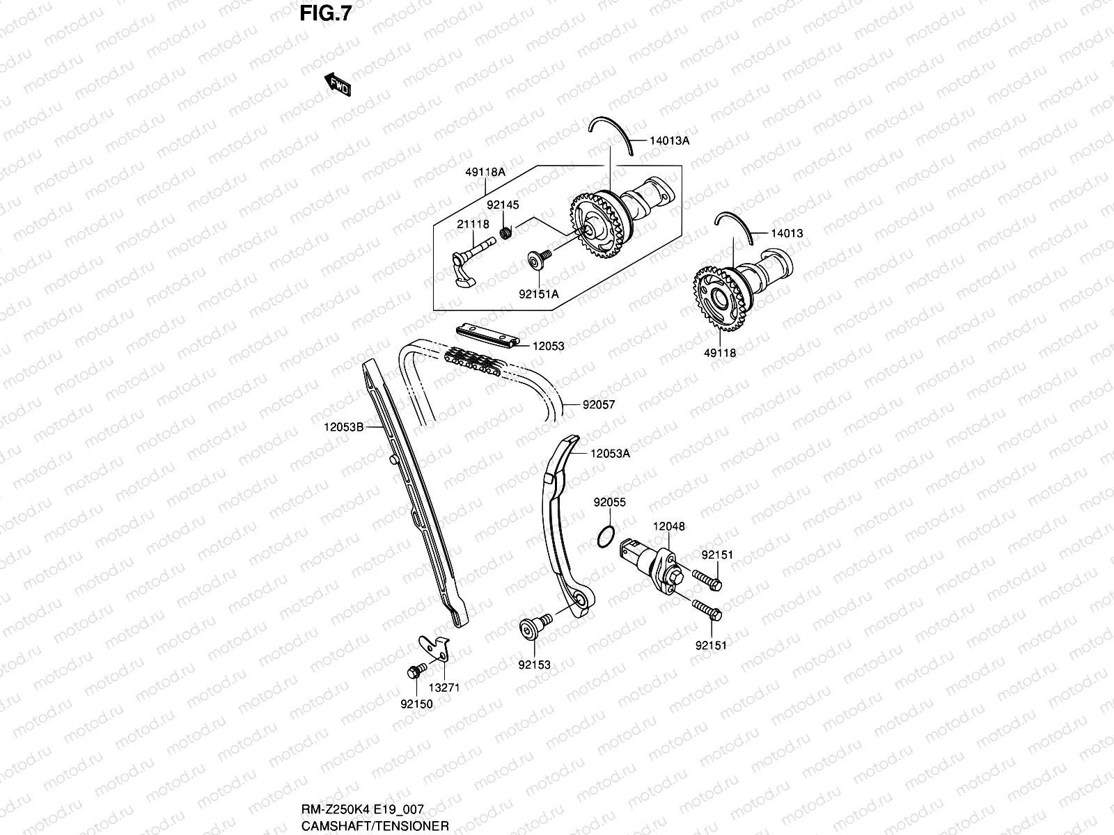 7 - CAMSHAFT/TENSIONER