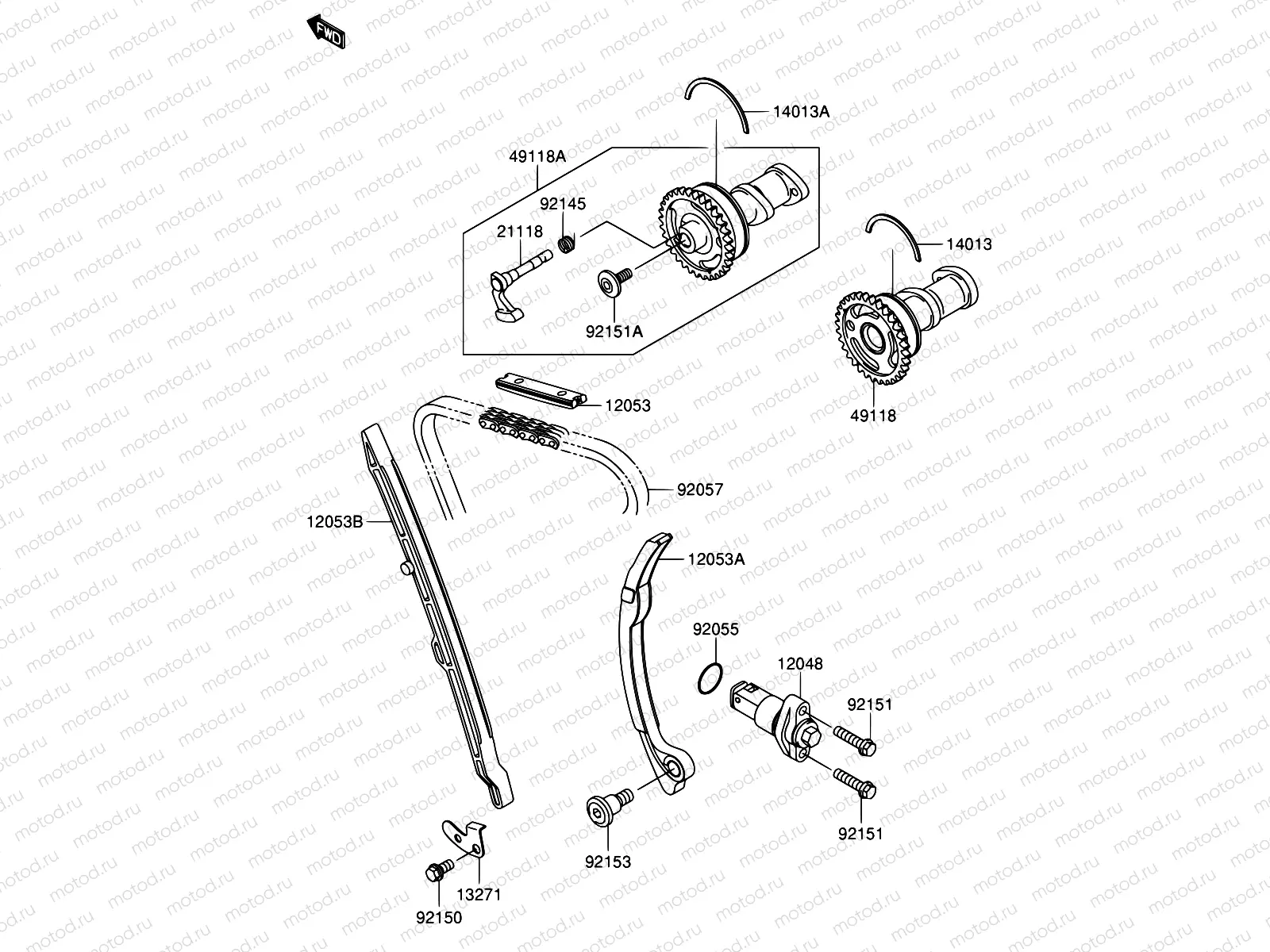 7 - CAMSHAFT/TENSIONER