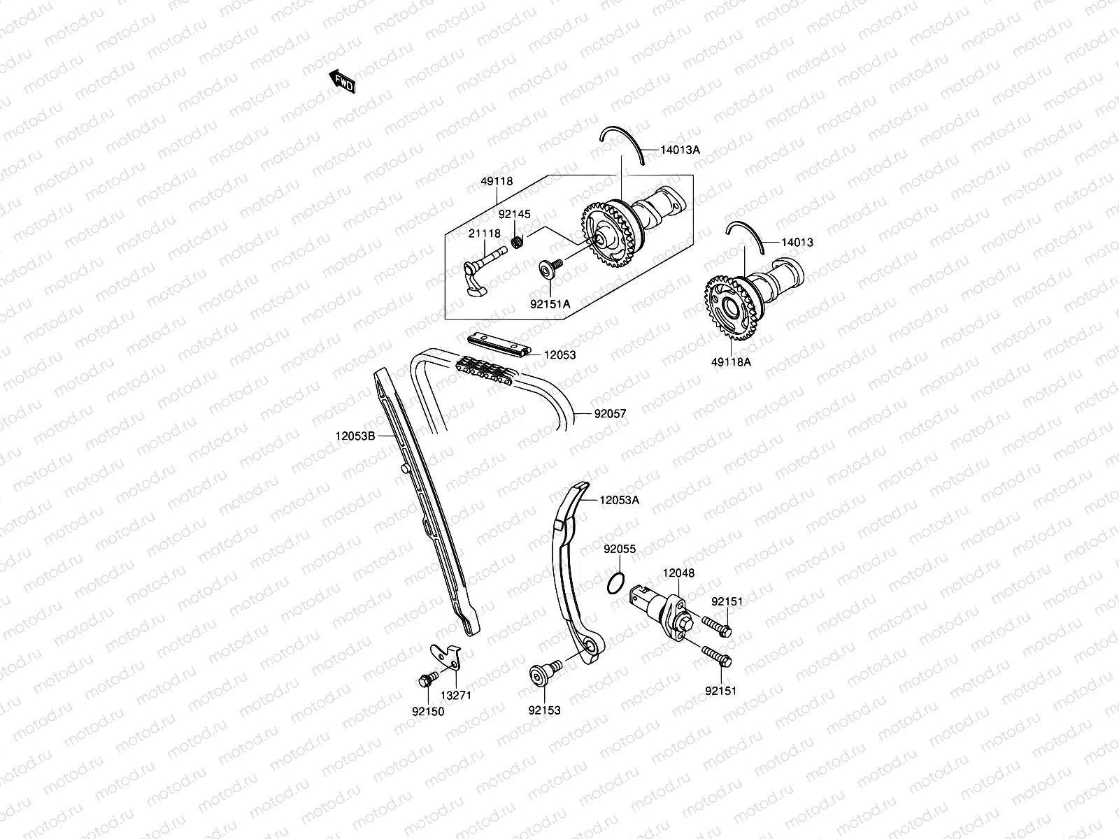 7 - CAMSHAFT/TENSIONER