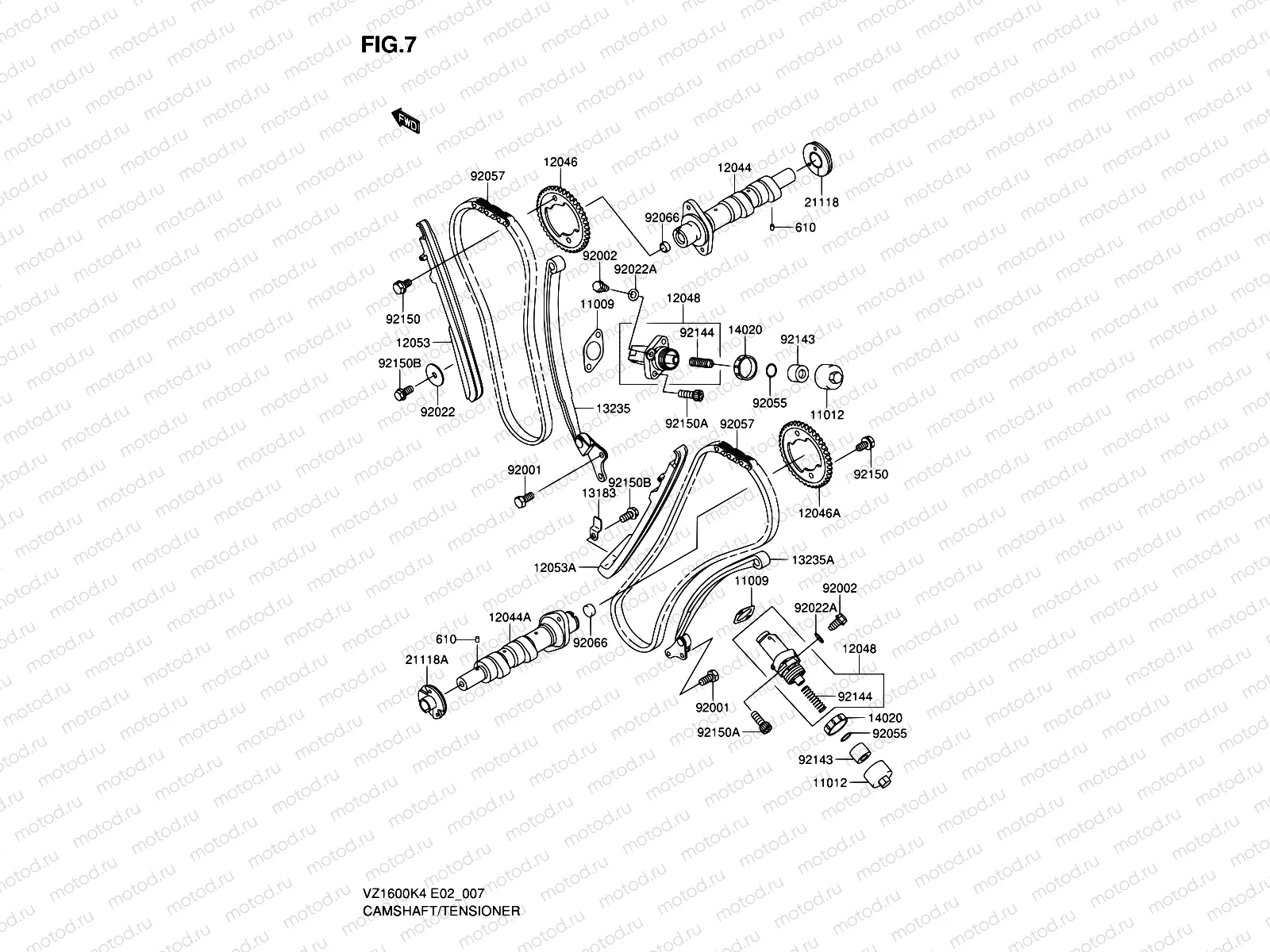 7 - CAMSHAFT/TENSIONER