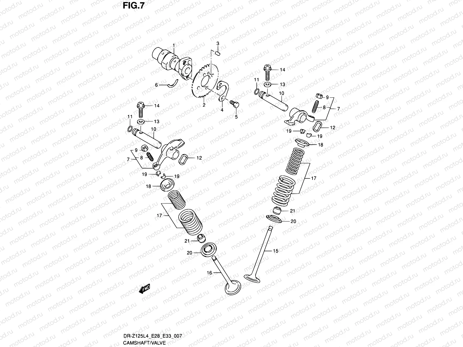 7 - CAMSHAFT/VALVE