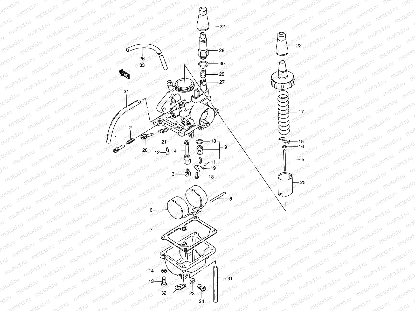 7 - CARBURETOR ASSY