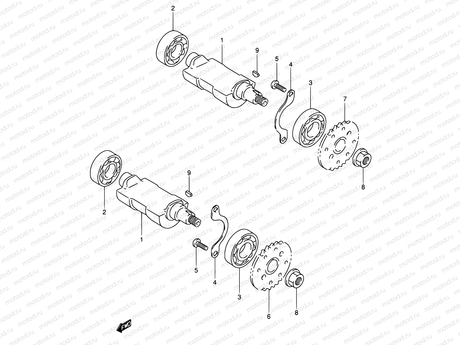 7 - CRANK BALANCER (MODEL M/N)