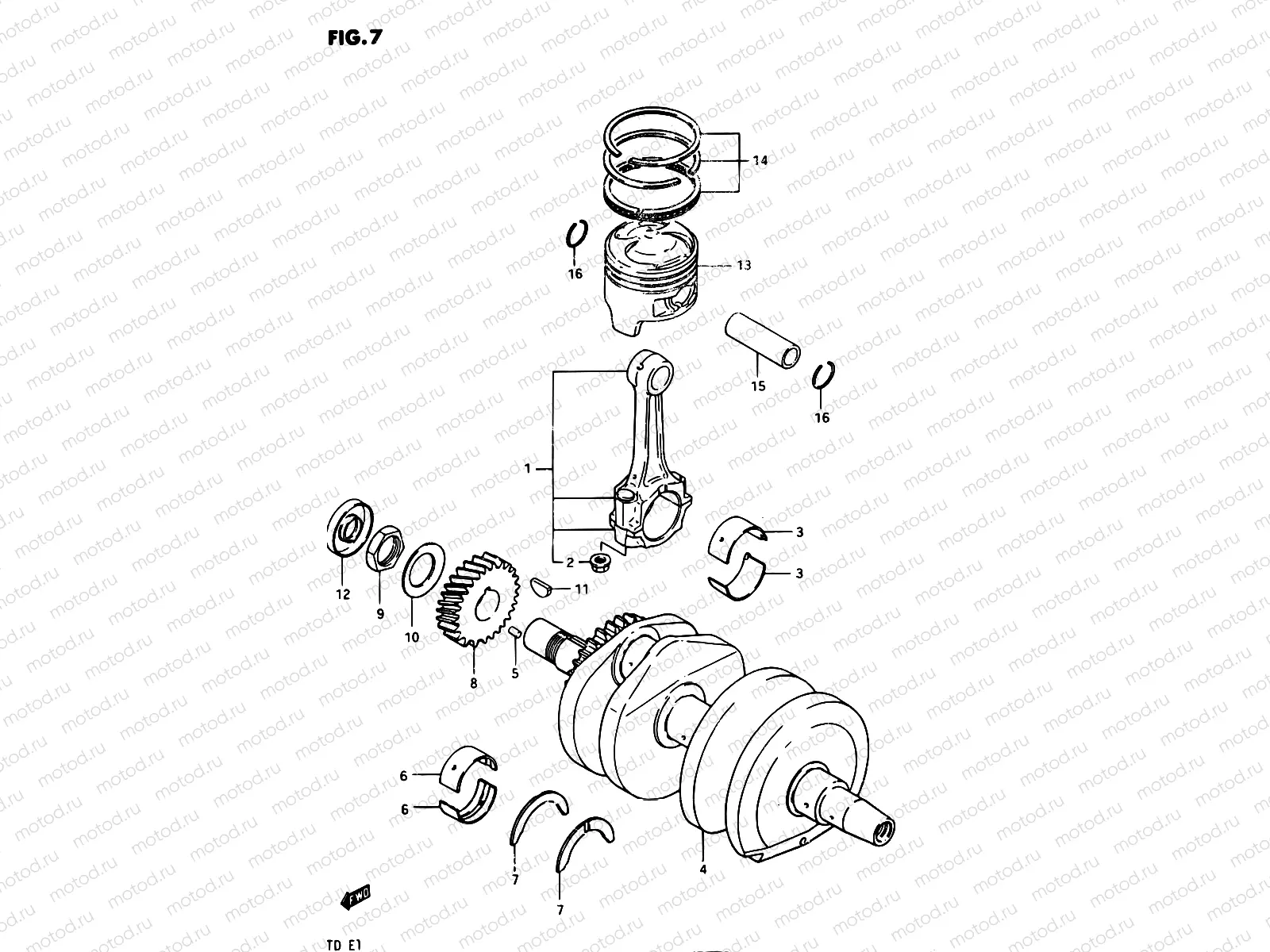 7 - CRANKSHAFT