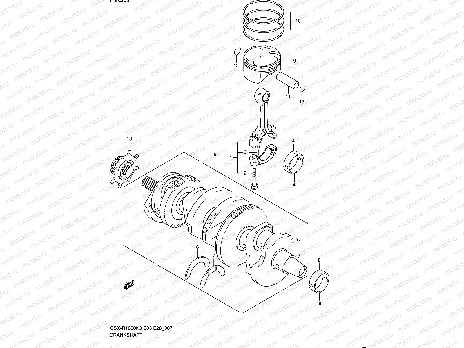 7 - CRANKSHAFT