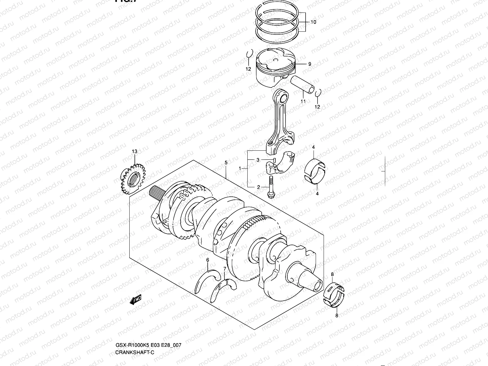 7 - CRANKSHAFT
