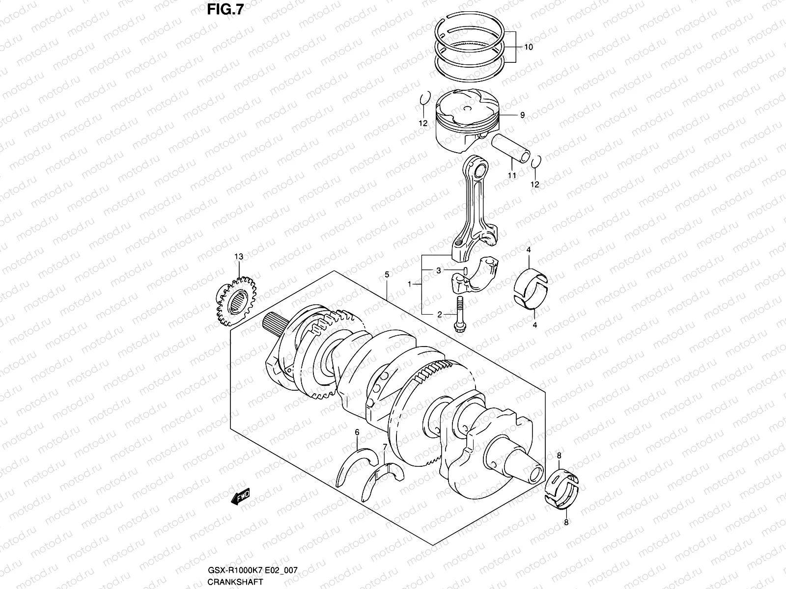 7 - CRANKSHAFT