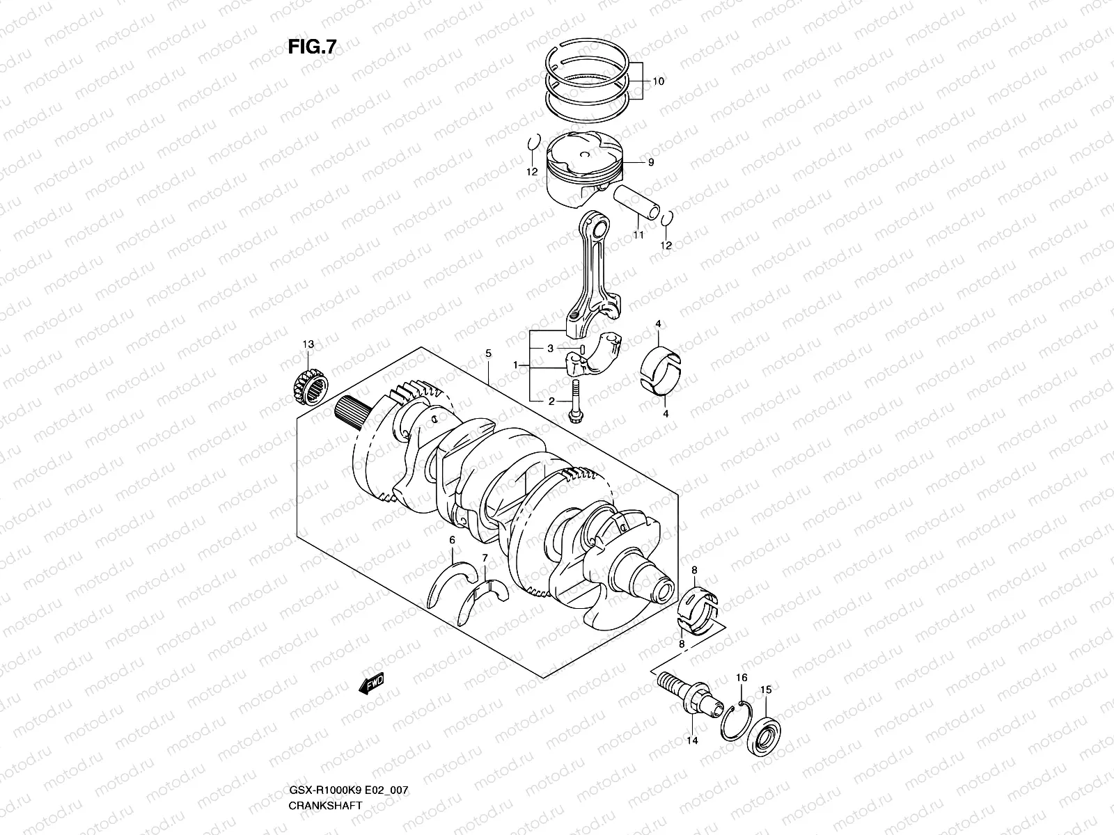 7 - CRANKSHAFT