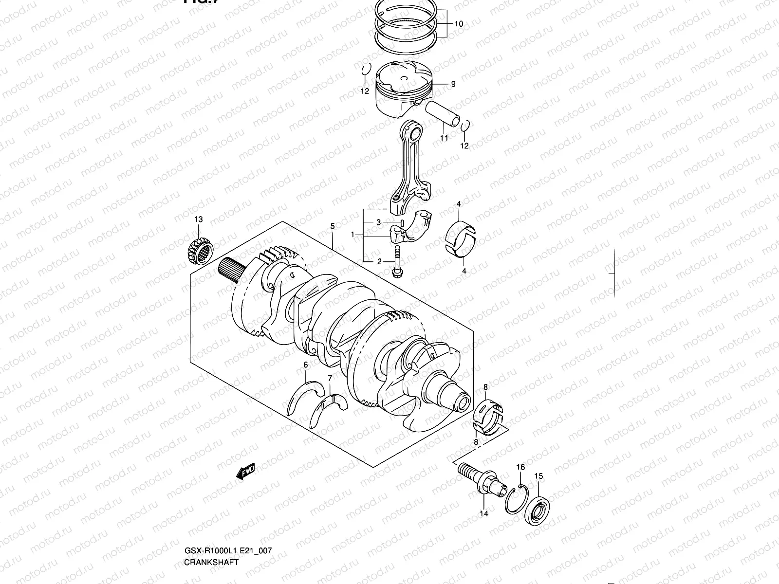 7 - CRANKSHAFT