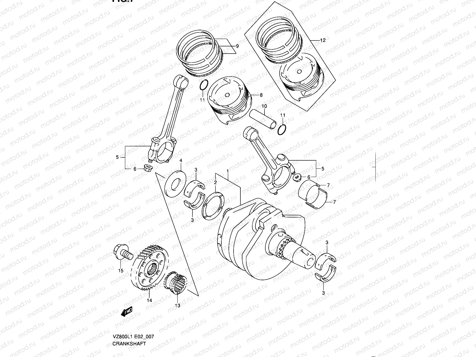 7 - CRANKSHAFT