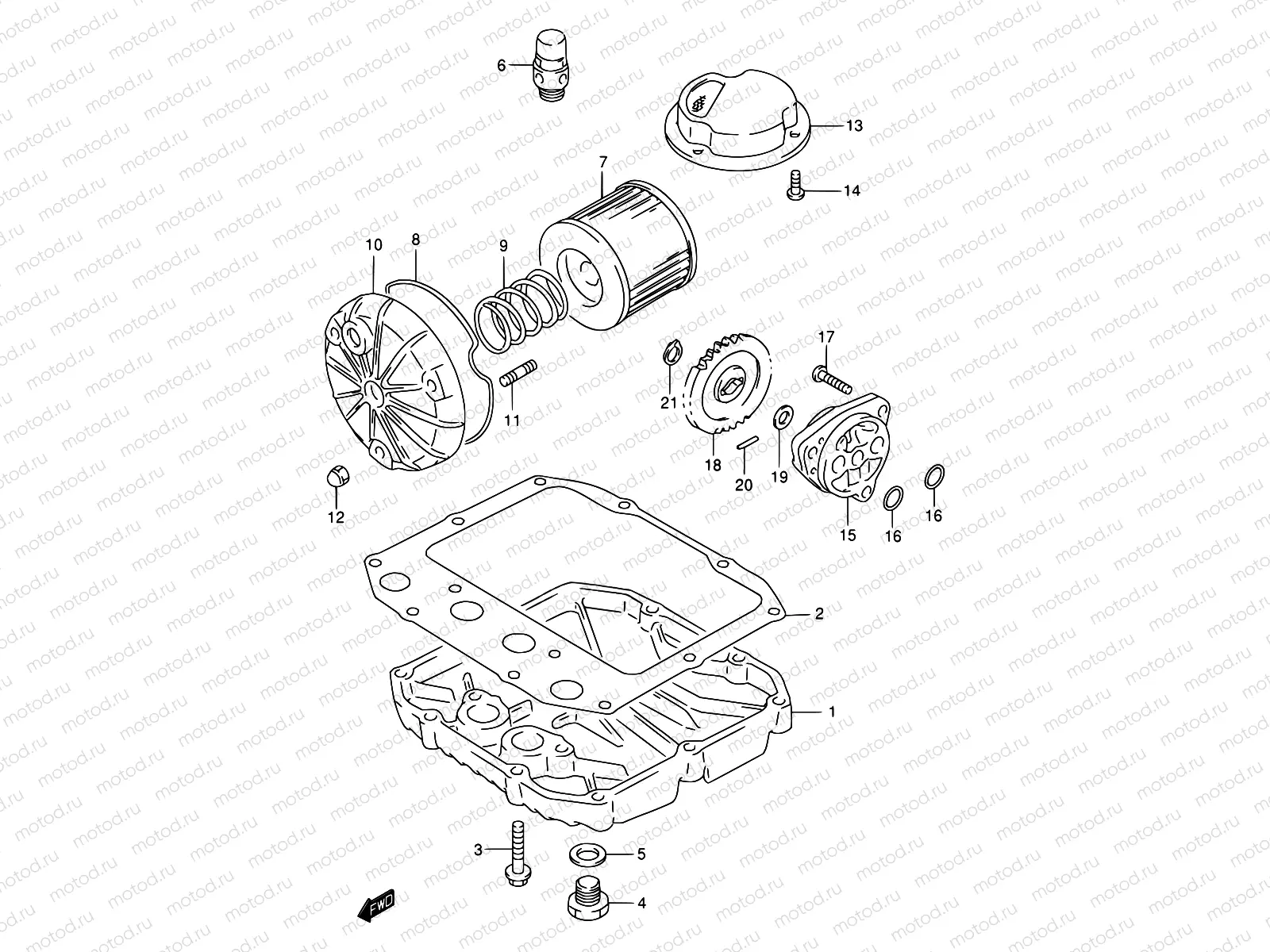 7 - OIL FILTER - OIL PUMP