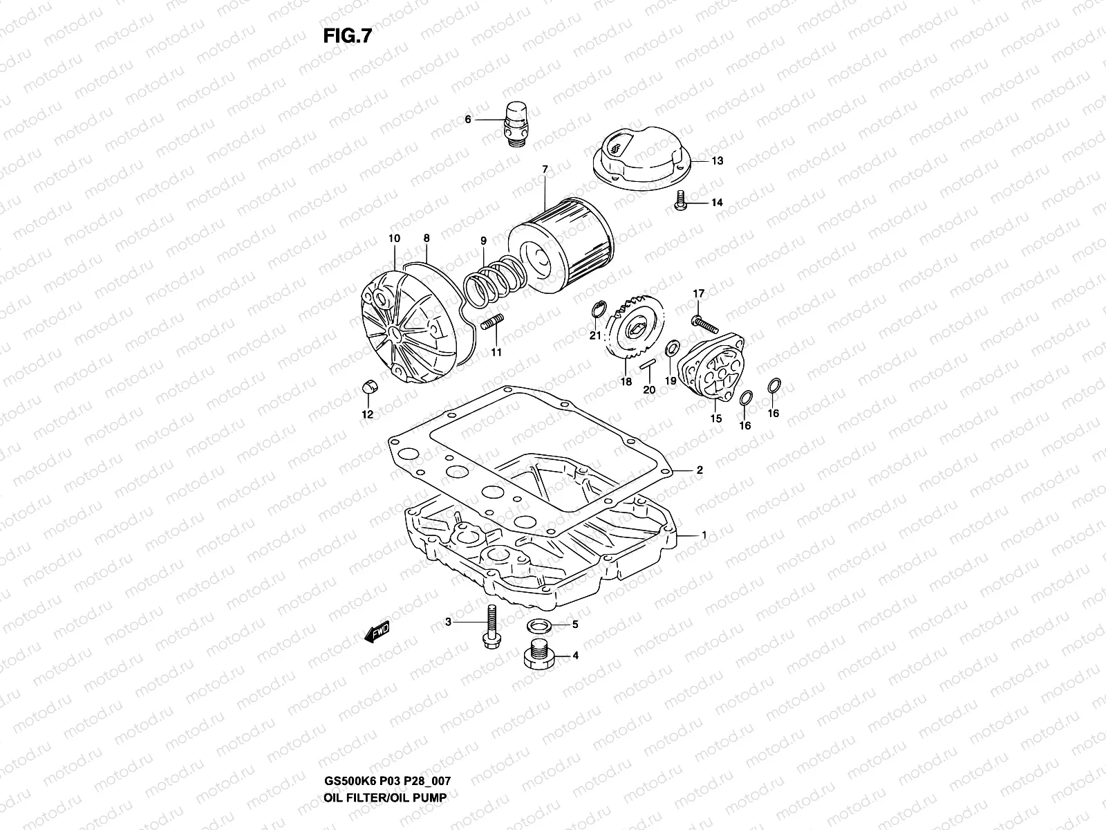 7 - OIL FILTER - OIL PUMP