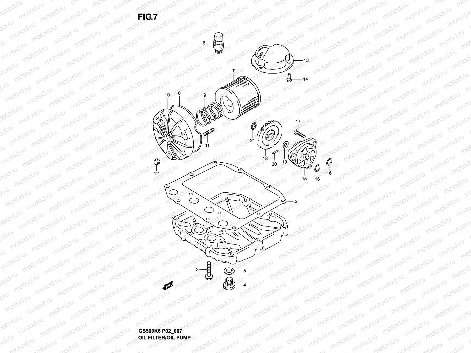 7 - OIL FILTER-OIL PUMP