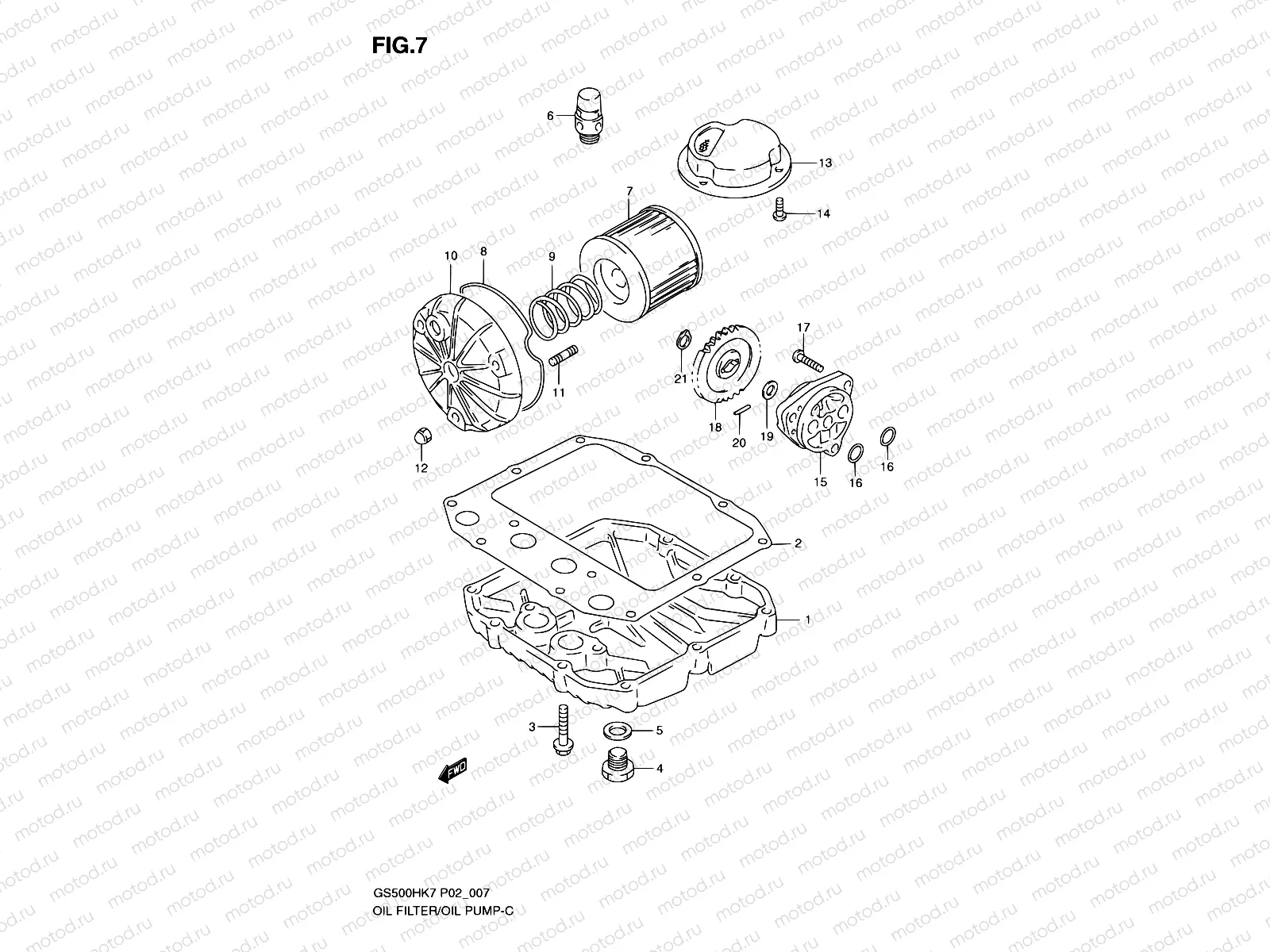 7 - OIL FILTER-OIL PUMP