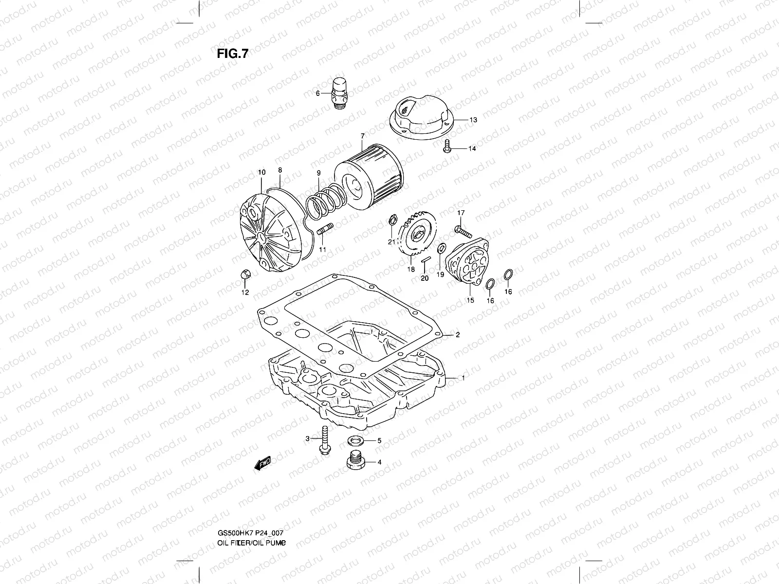 7 - OIL FILTER-OIL PUMP