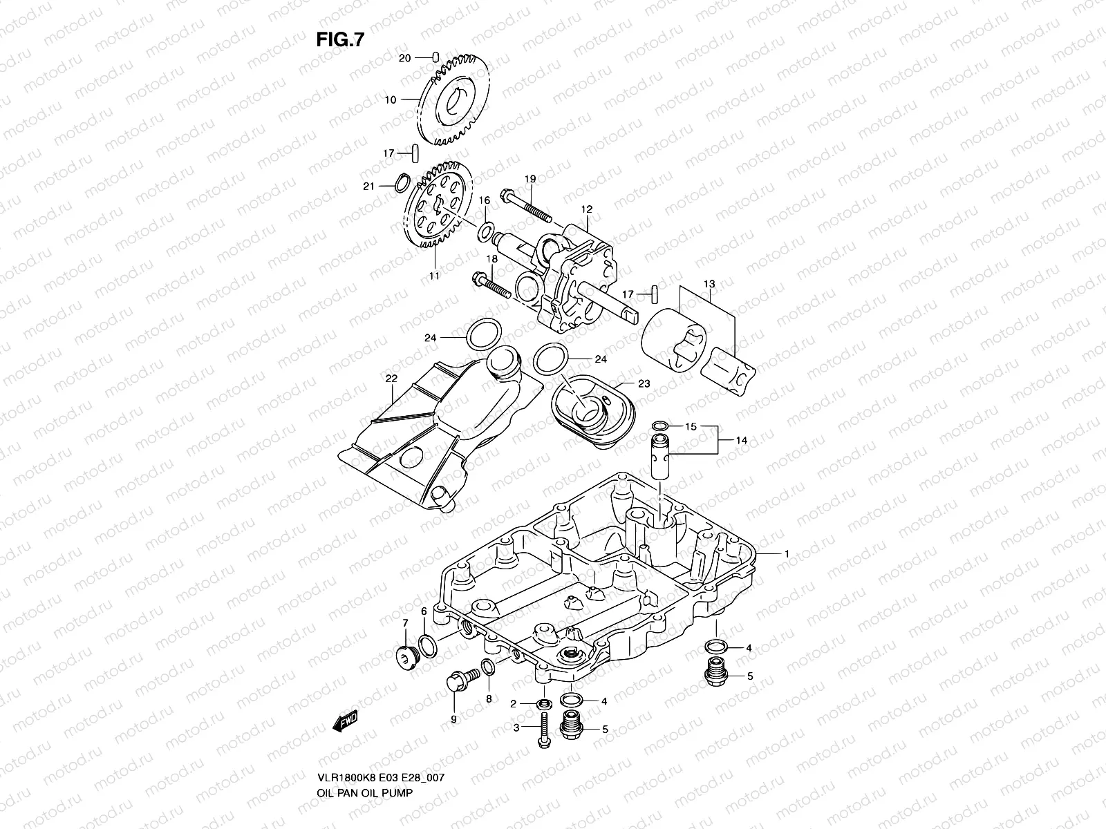 7 - OIL PAN - OIL PUMP
