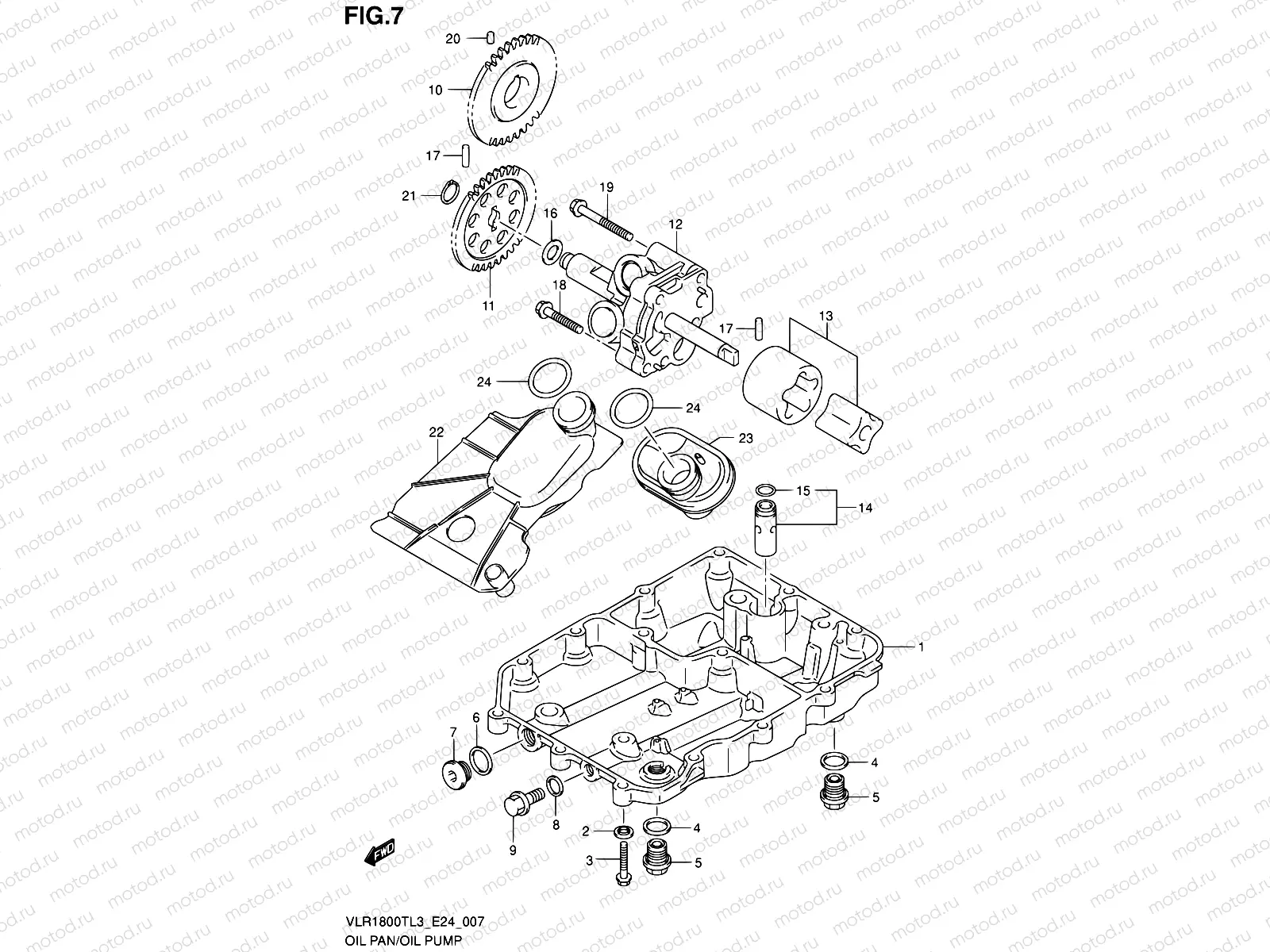 7 - OIL PAN - OIL PUMP
