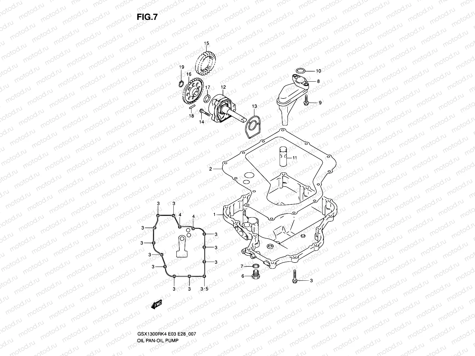 7 - OIL PAN - OIL PUMP