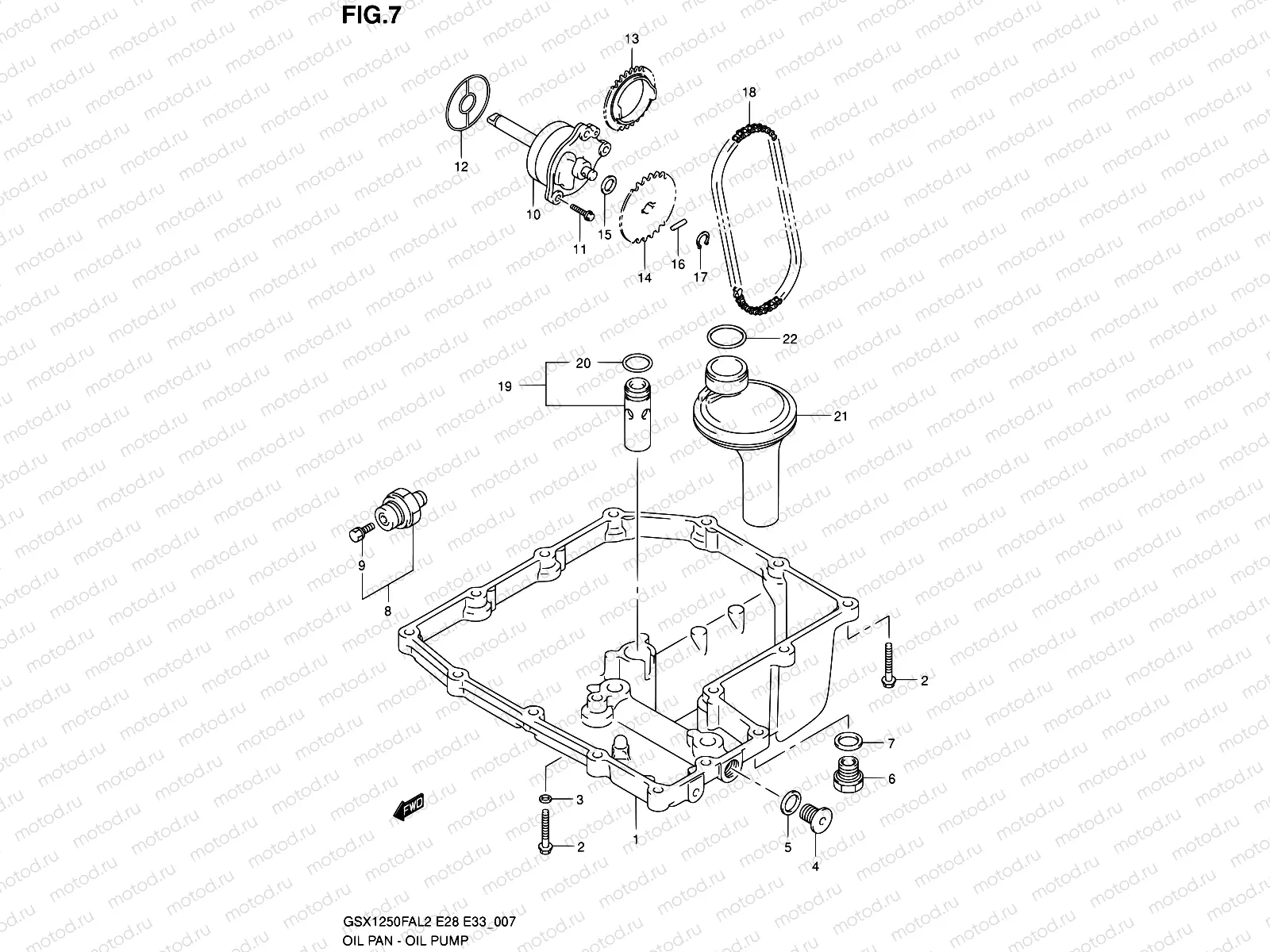 7 - OIL PAN - OIL PUMP