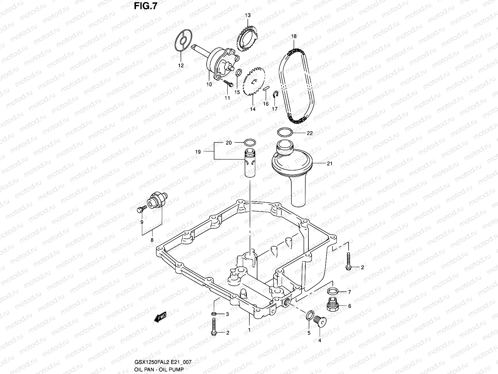 7 - OIL PAN - OIL PUMP