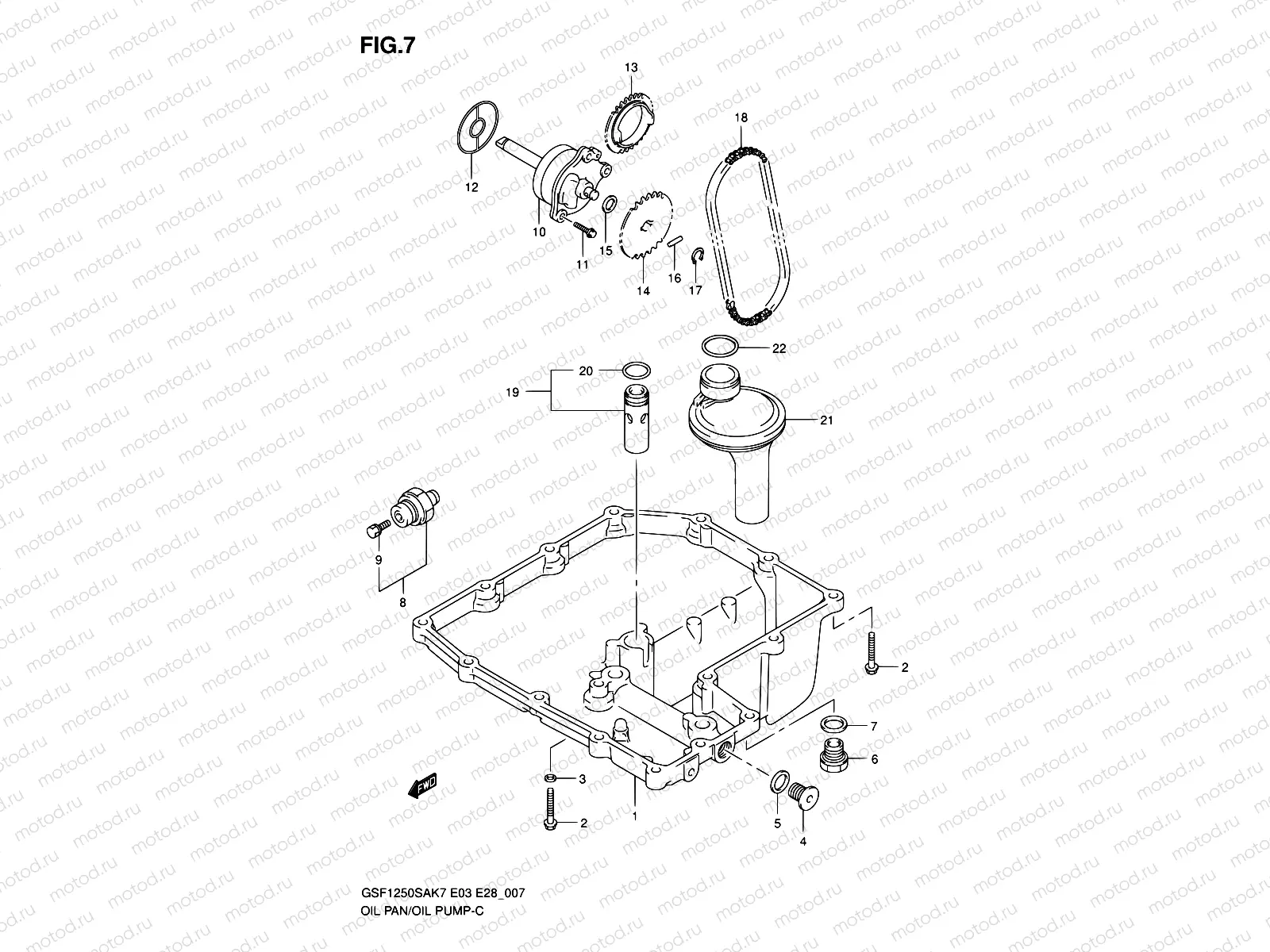 7 - OIL PAN - OIL PUMP