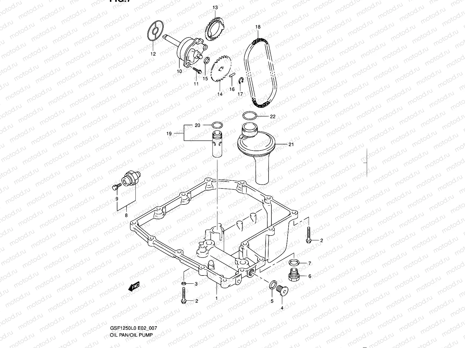 7 - OIL PAN - OIL PUMP