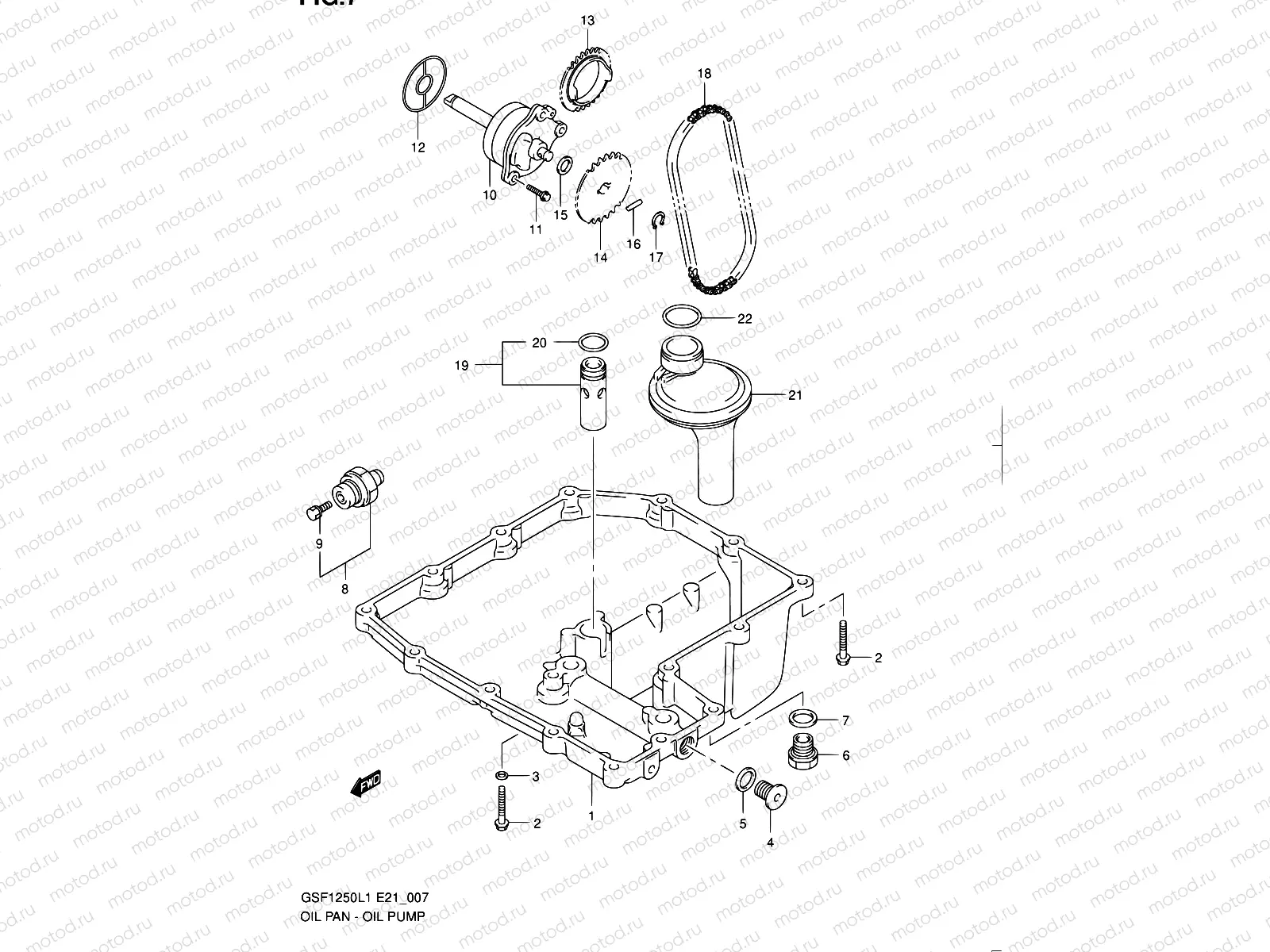 7 - OIL PAN - OIL PUMP