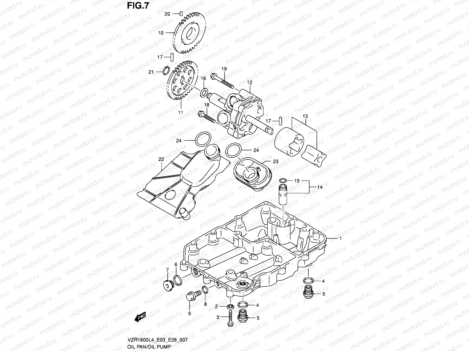 7 - OIL PAN/OIL PUMP