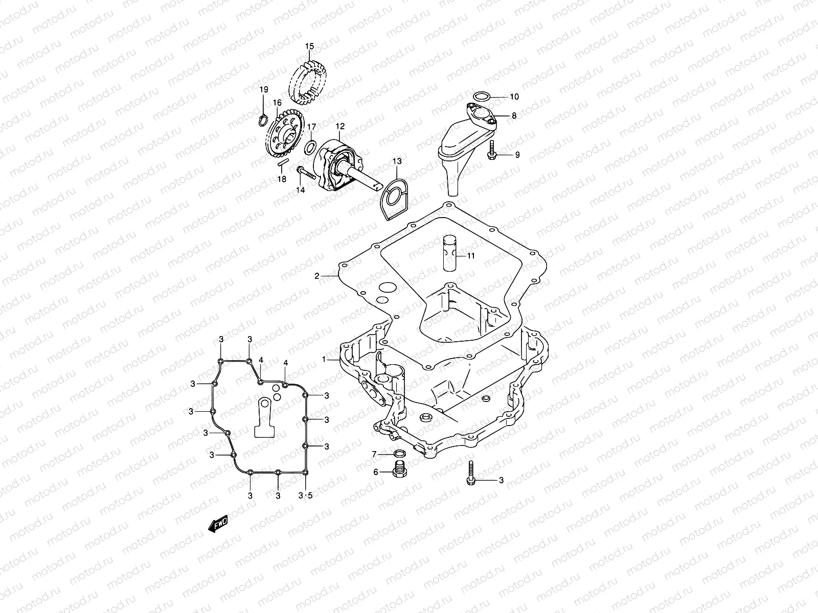 7 - OIL PAN/OIL PUMP