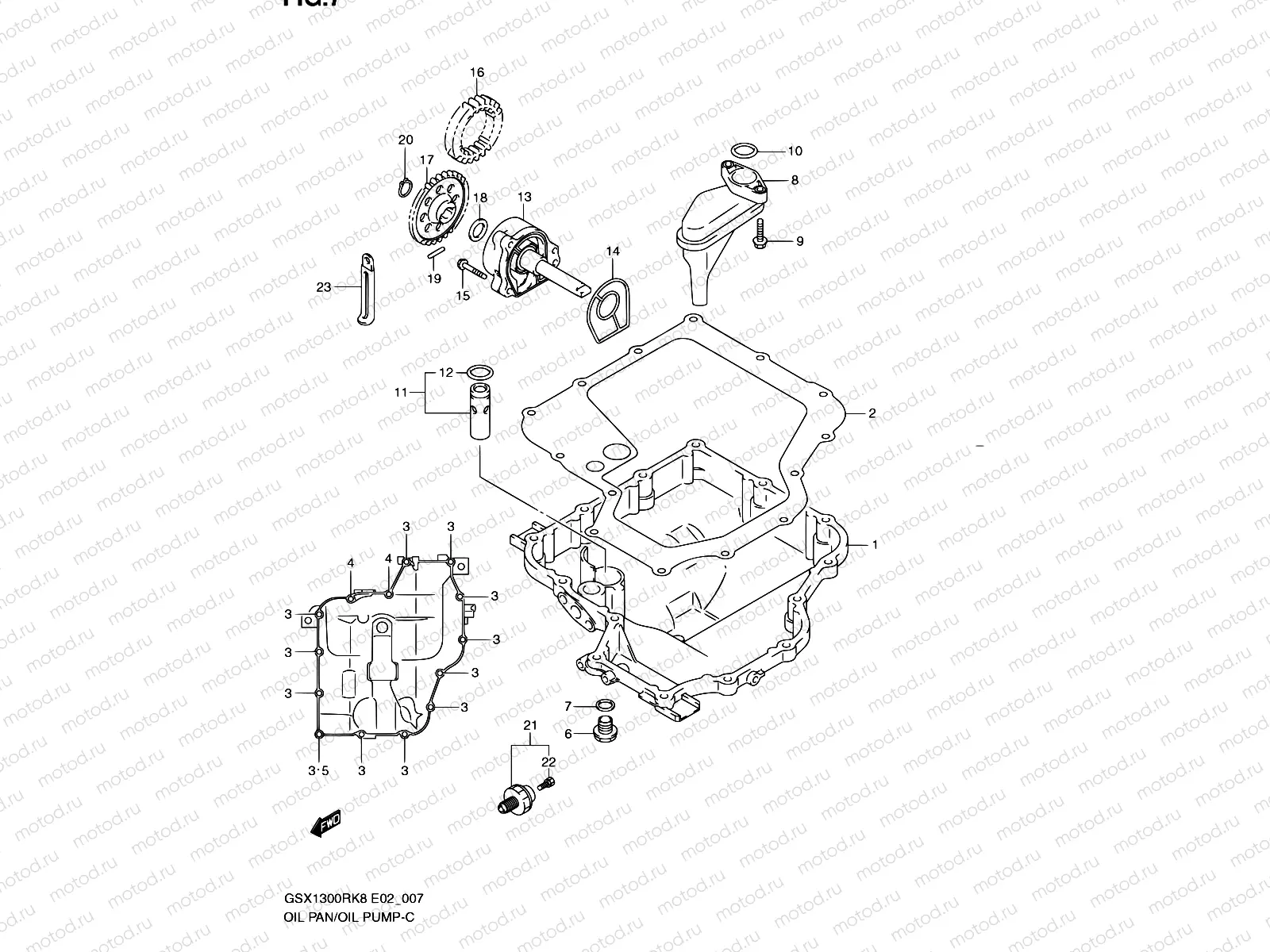 7 - OIL PAN/OIL PUMP