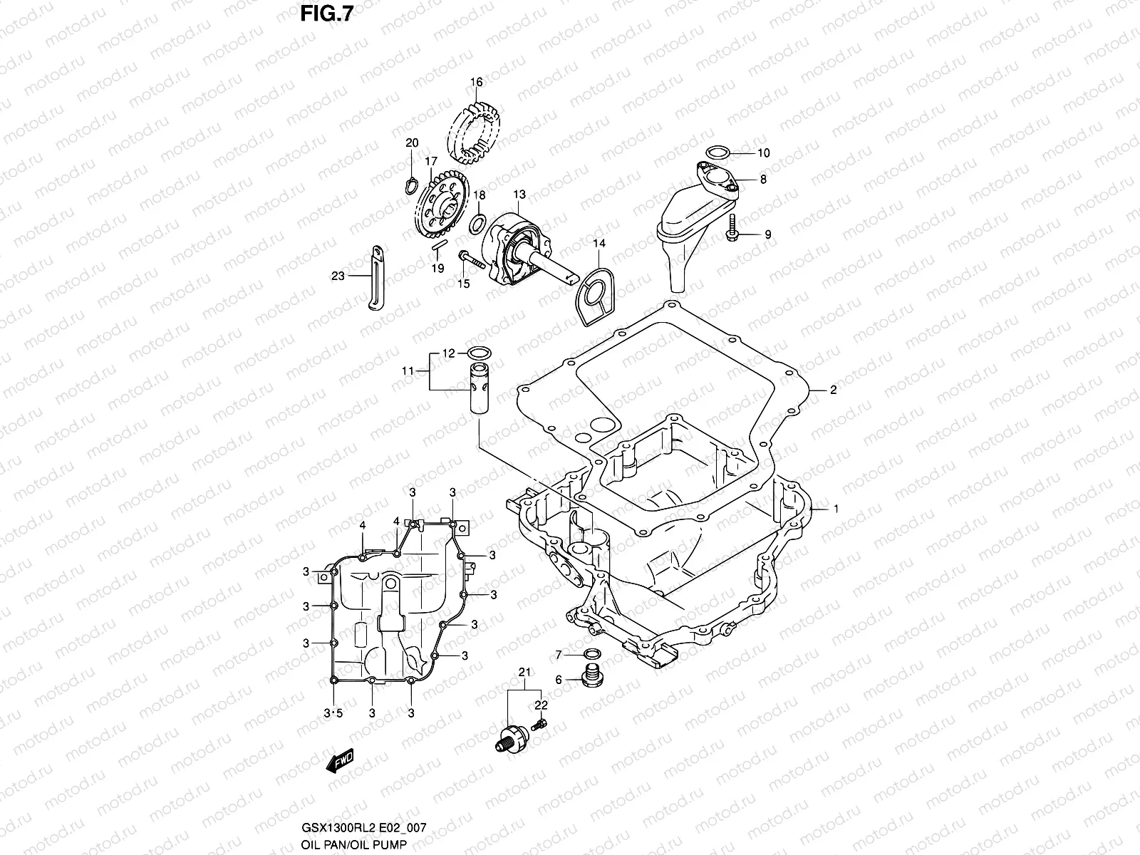 7 - OIL PAN/OIL PUMP