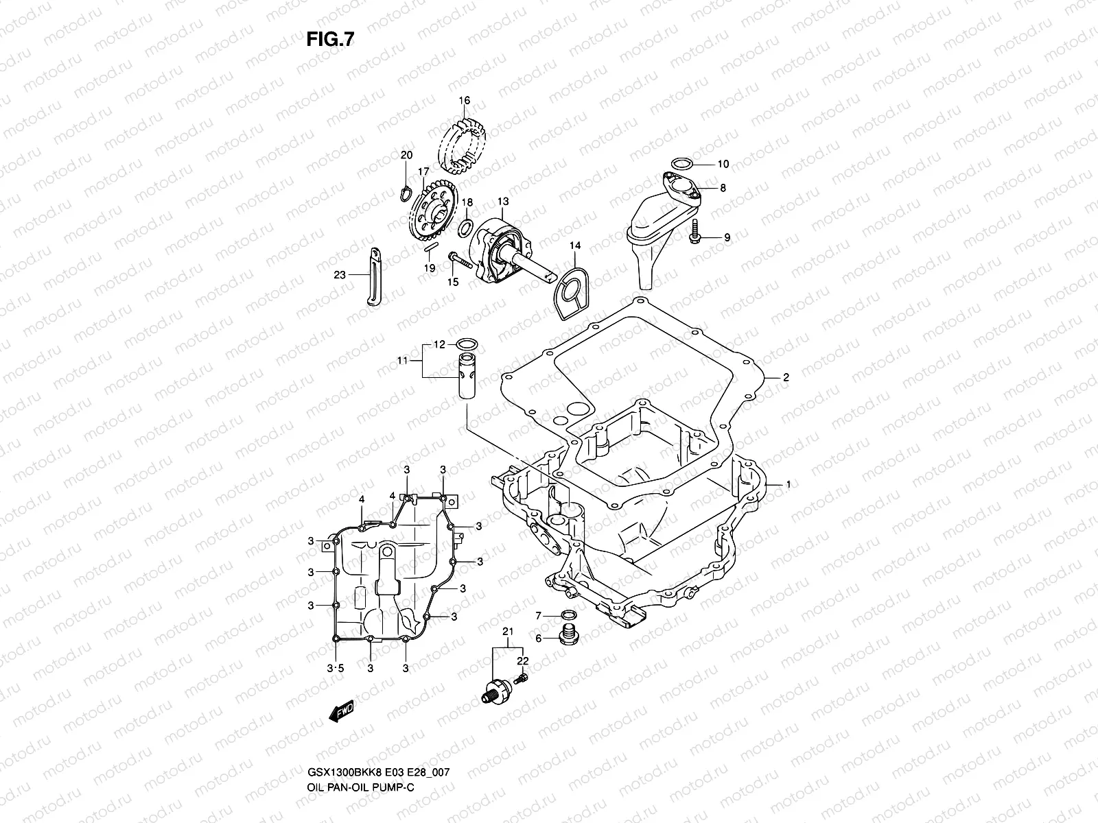 7 - OIL PAN/OIL PUMP