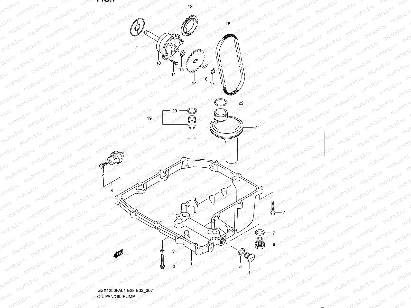 7 - OIL PAN/OIL PUMP