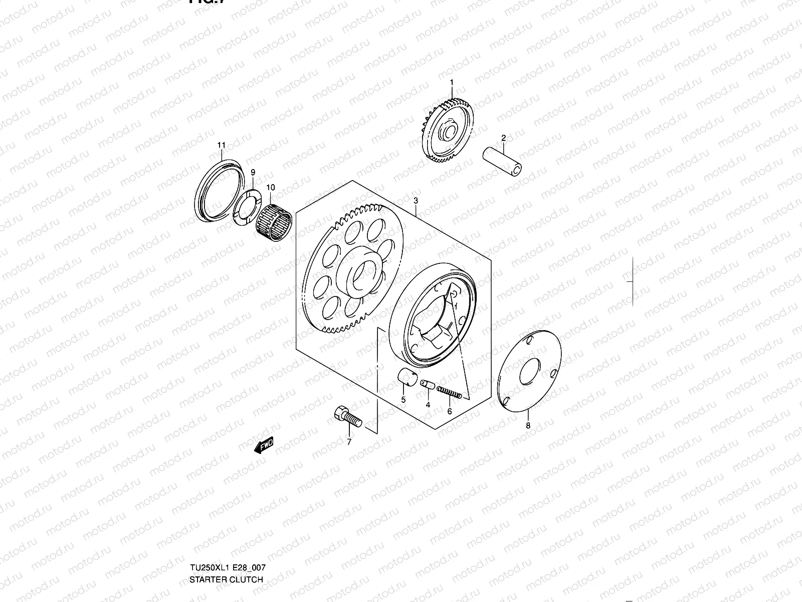 7 - STARTER CLUTCH