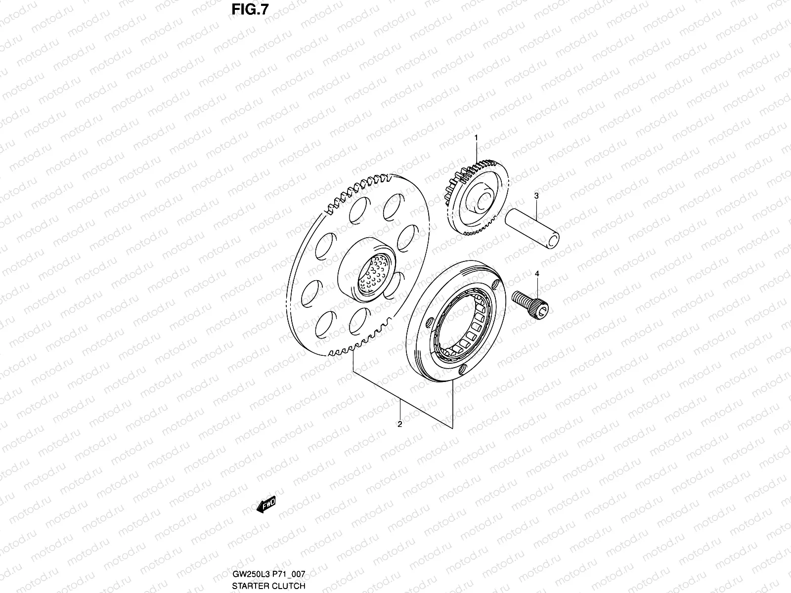 7 - STARTER CLUTCH