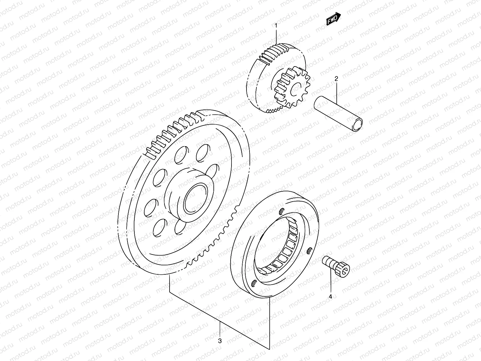 7 - STARTER CLUTCH