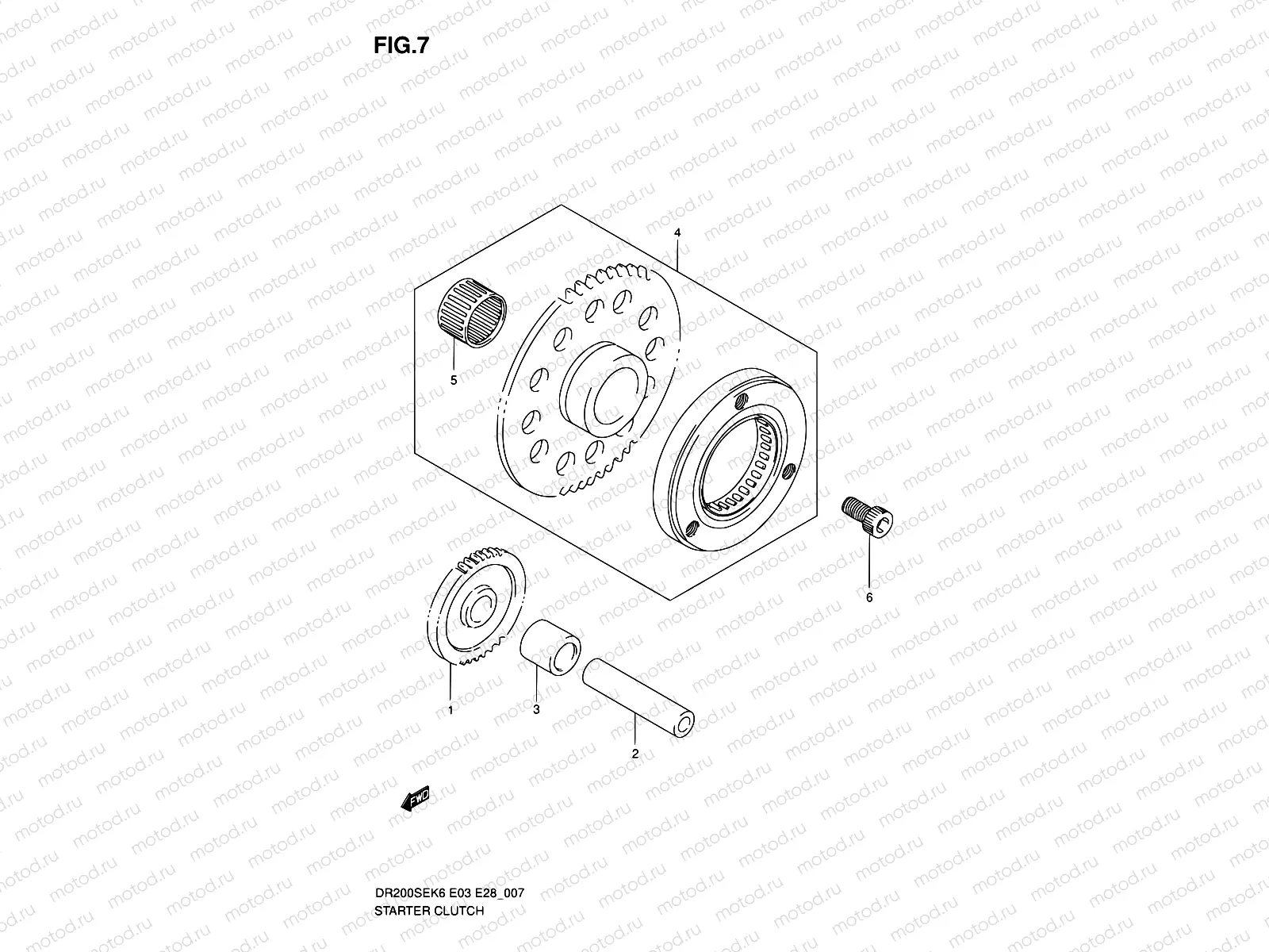 7 - STARTER CLUTCH