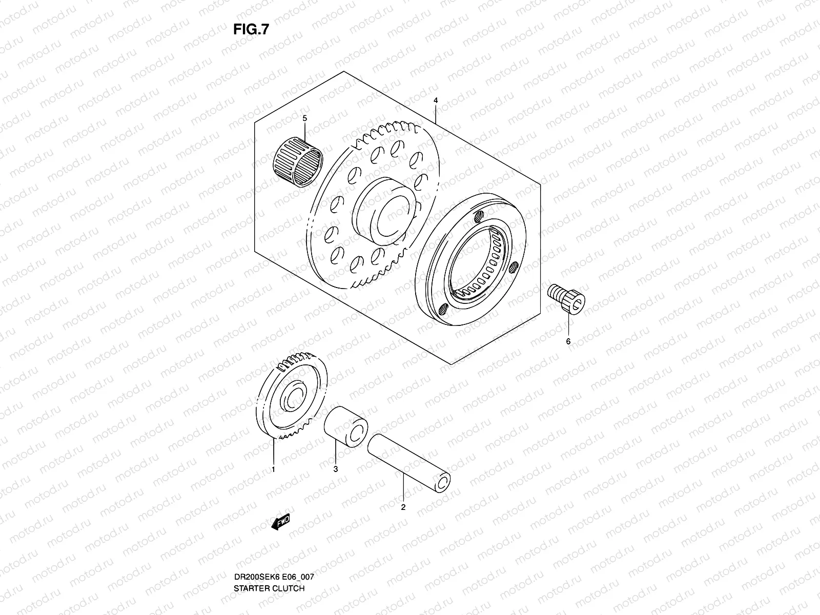 7 - STARTER CLUTCH