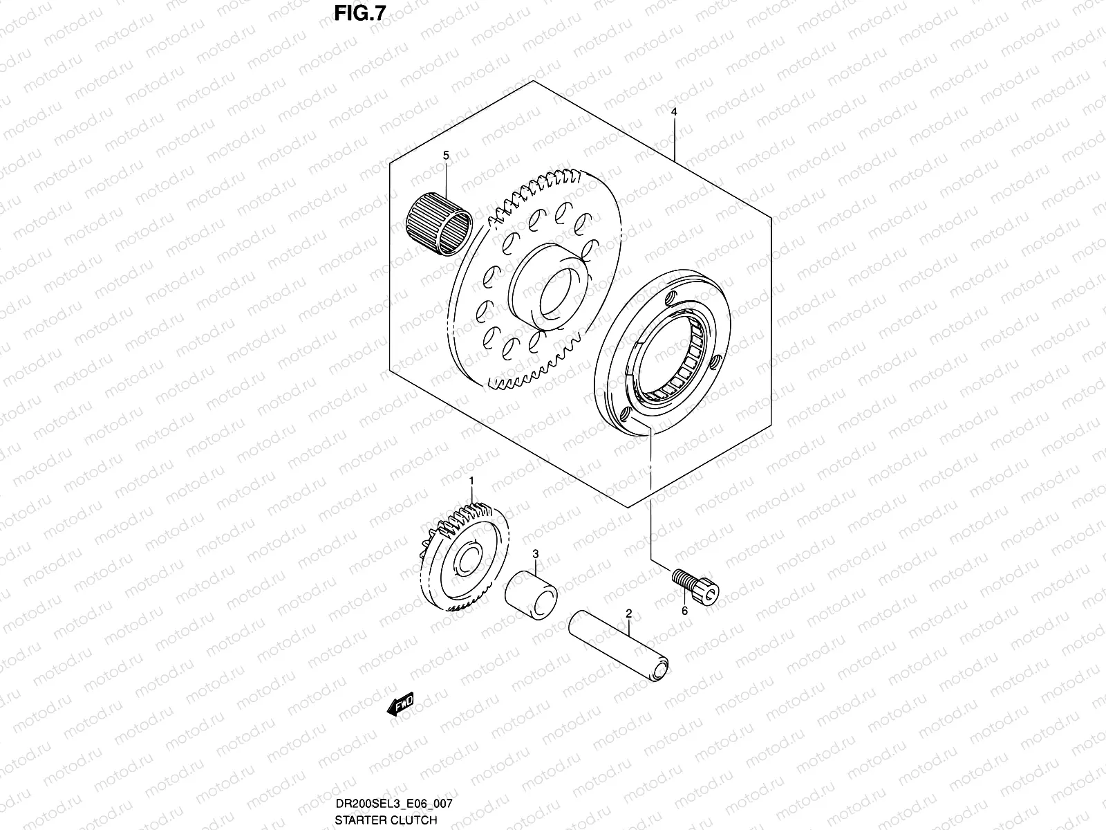 7 - STARTER CLUTCH