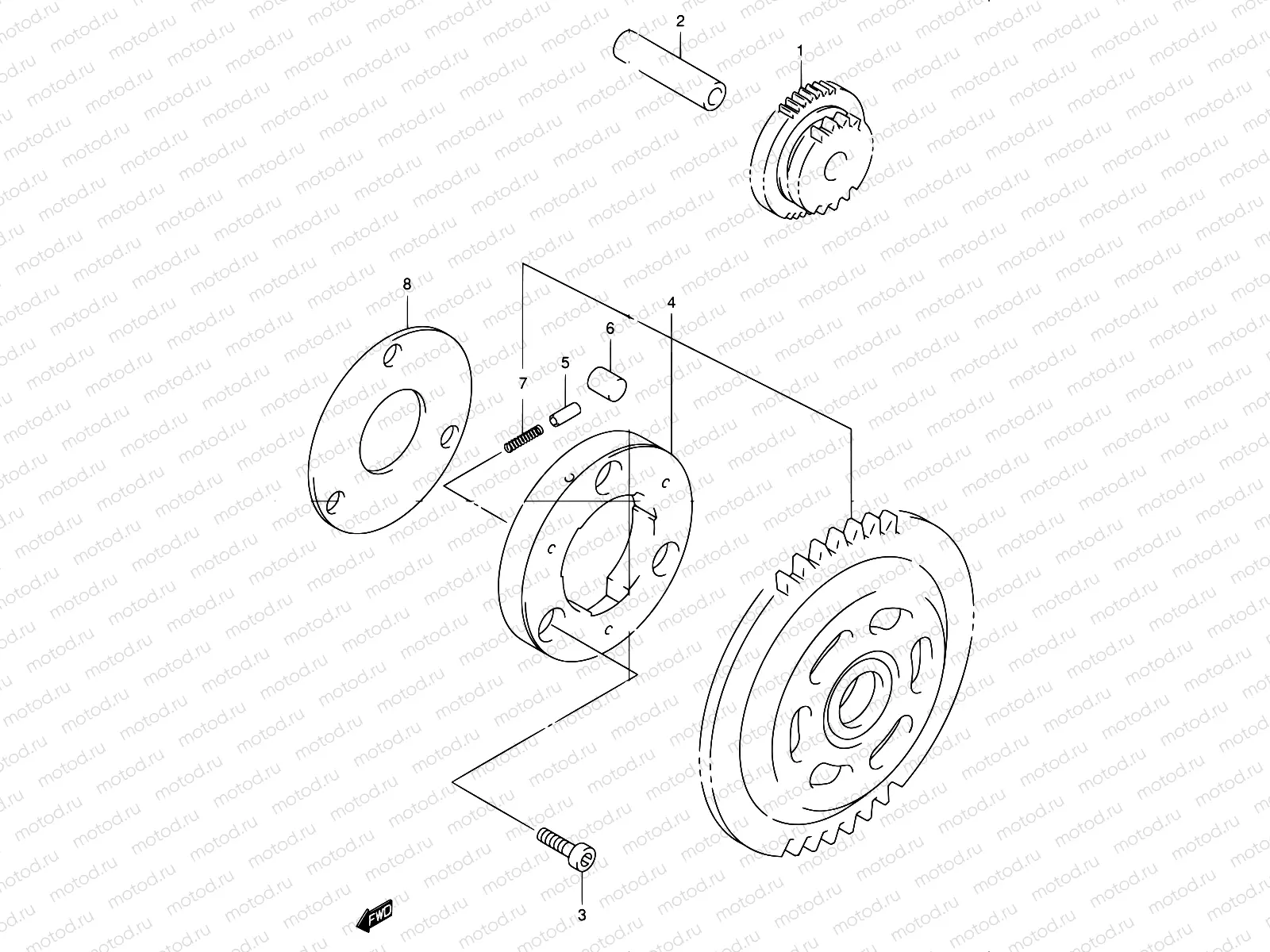 7 - STARTER CLUTCH