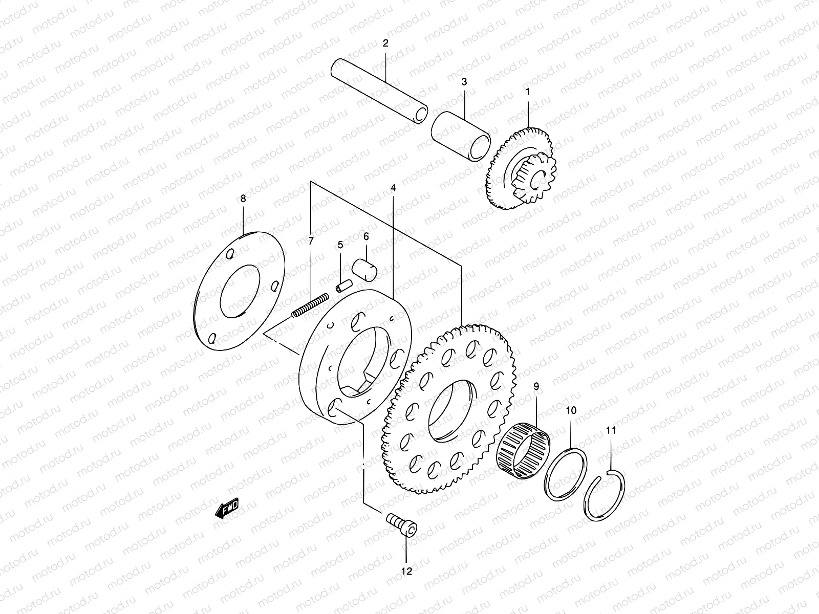 7 - STARTER CLUTCH