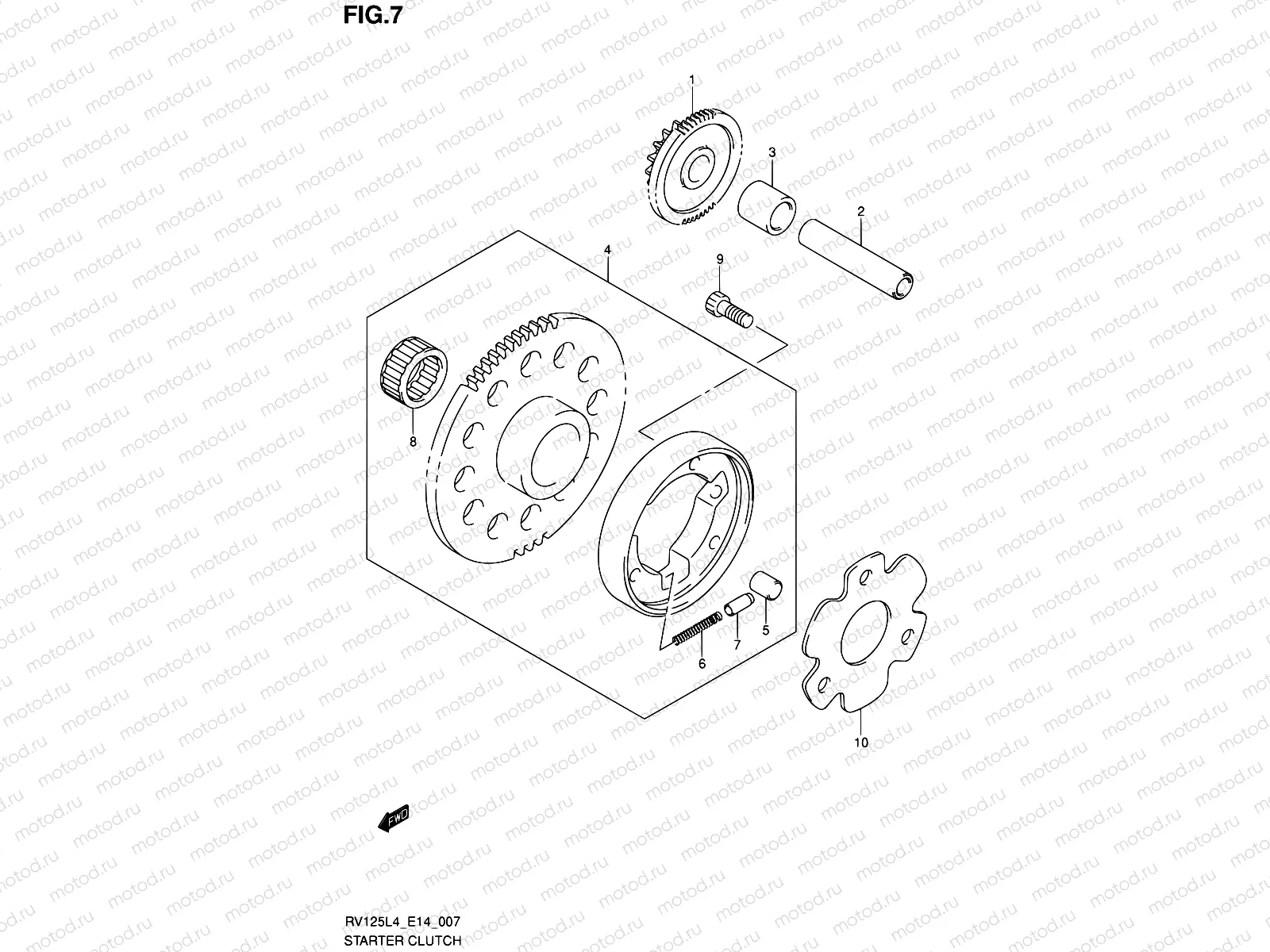7 - STARTER CLUTCH