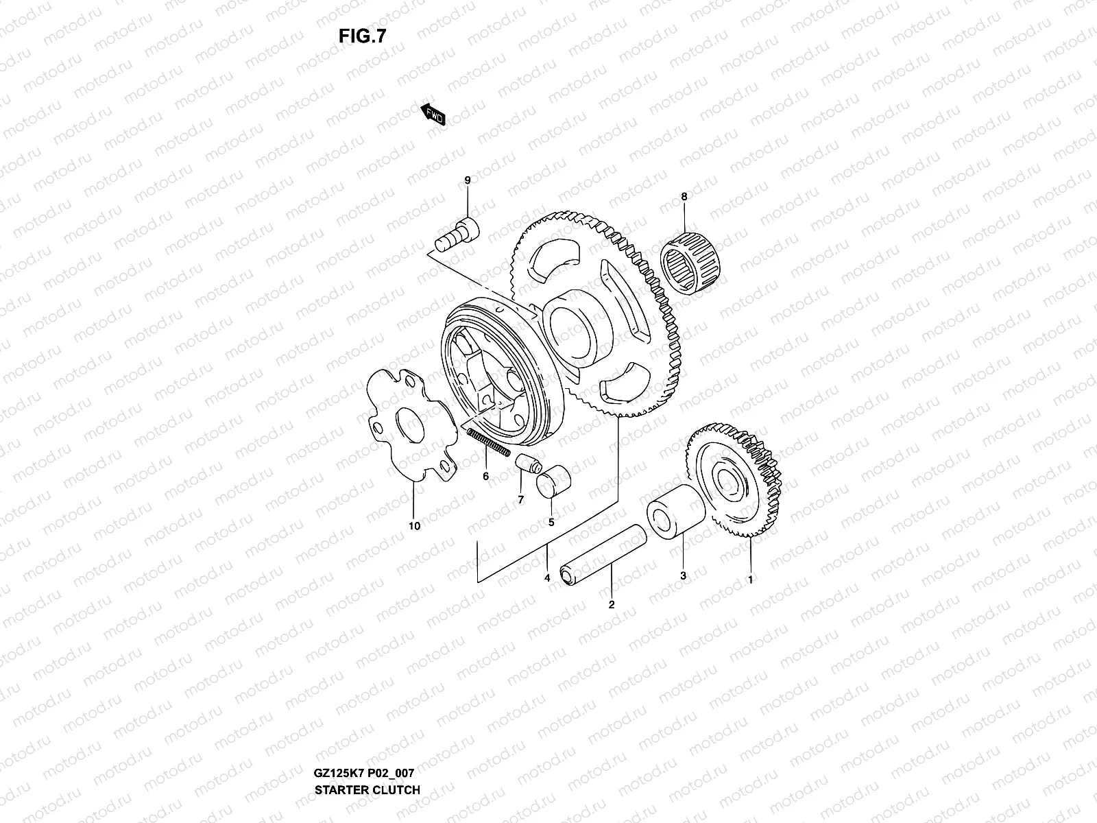 7 - STARTER CLUTCH