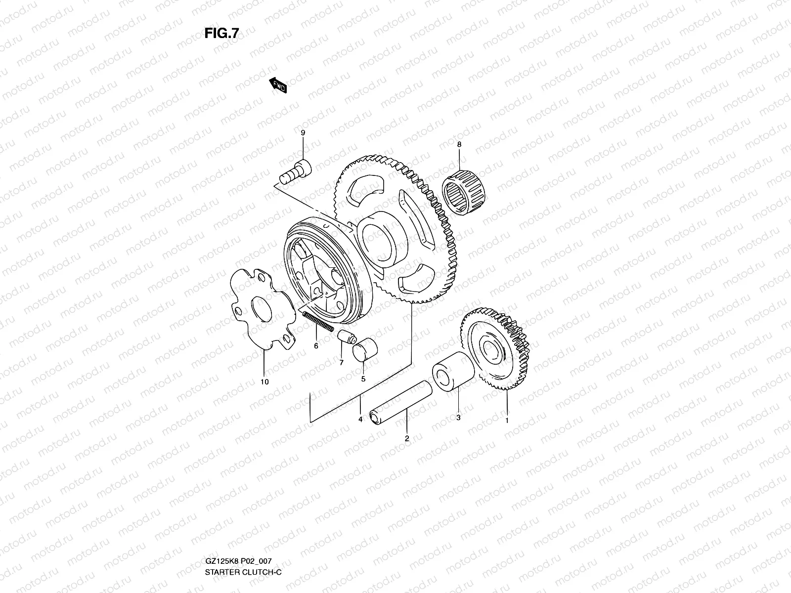 7 - STARTER CLUTCH