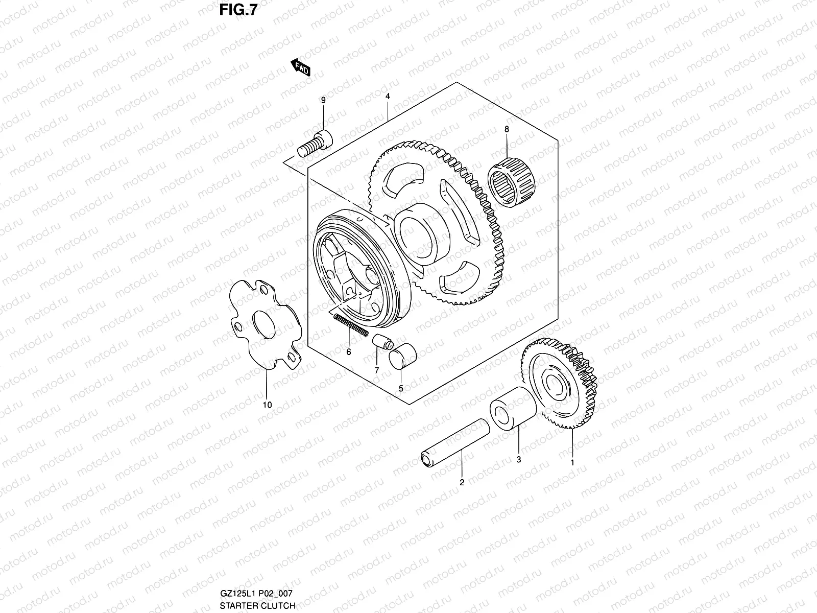 7 - STARTER CLUTCH