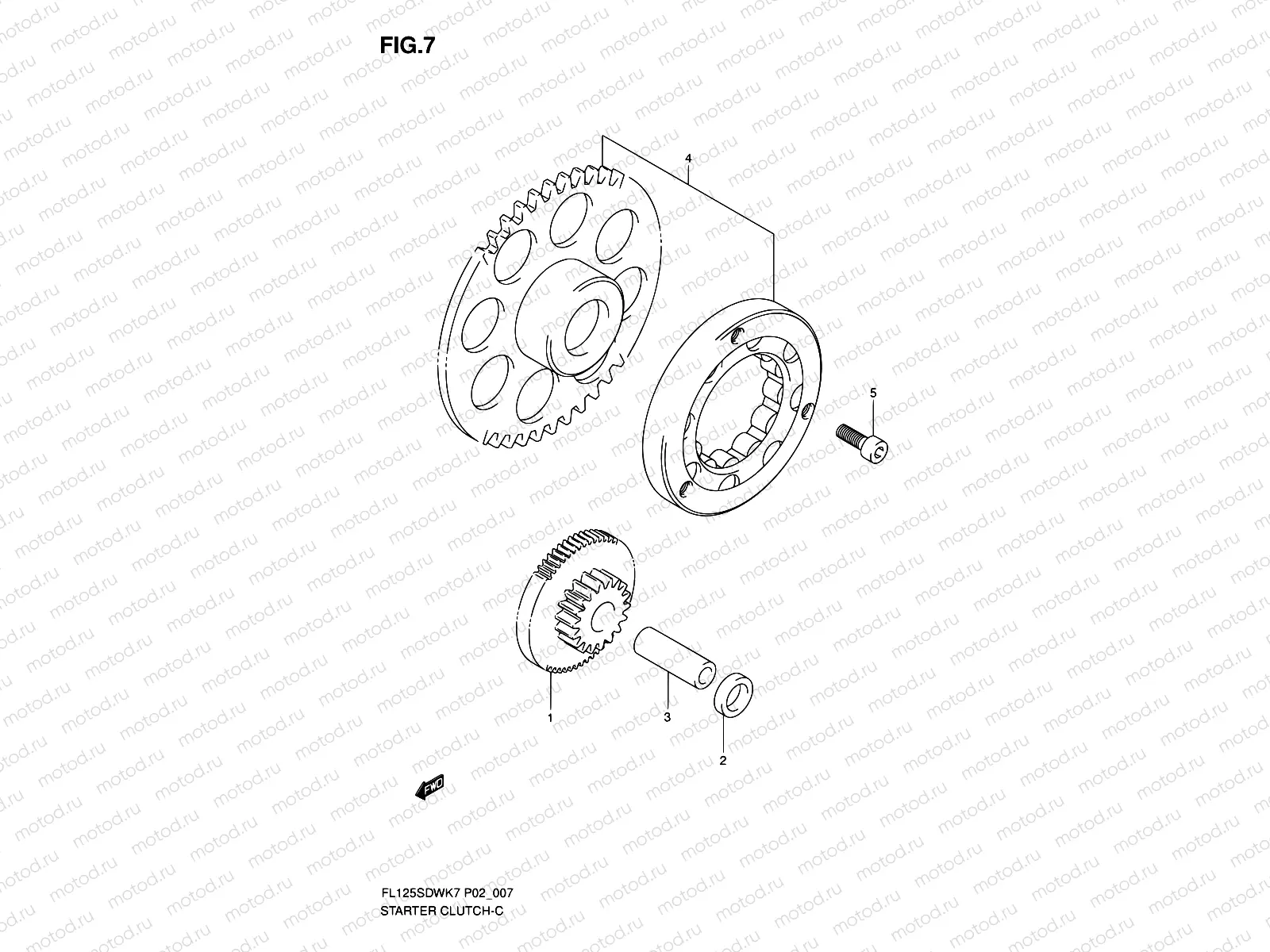 7 - STARTER CLUTCH