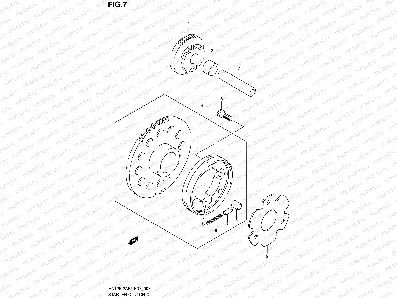 7 - STARTER CLUTCH